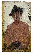 Henry Scott Tuke Italian man with hat France oil painting artist